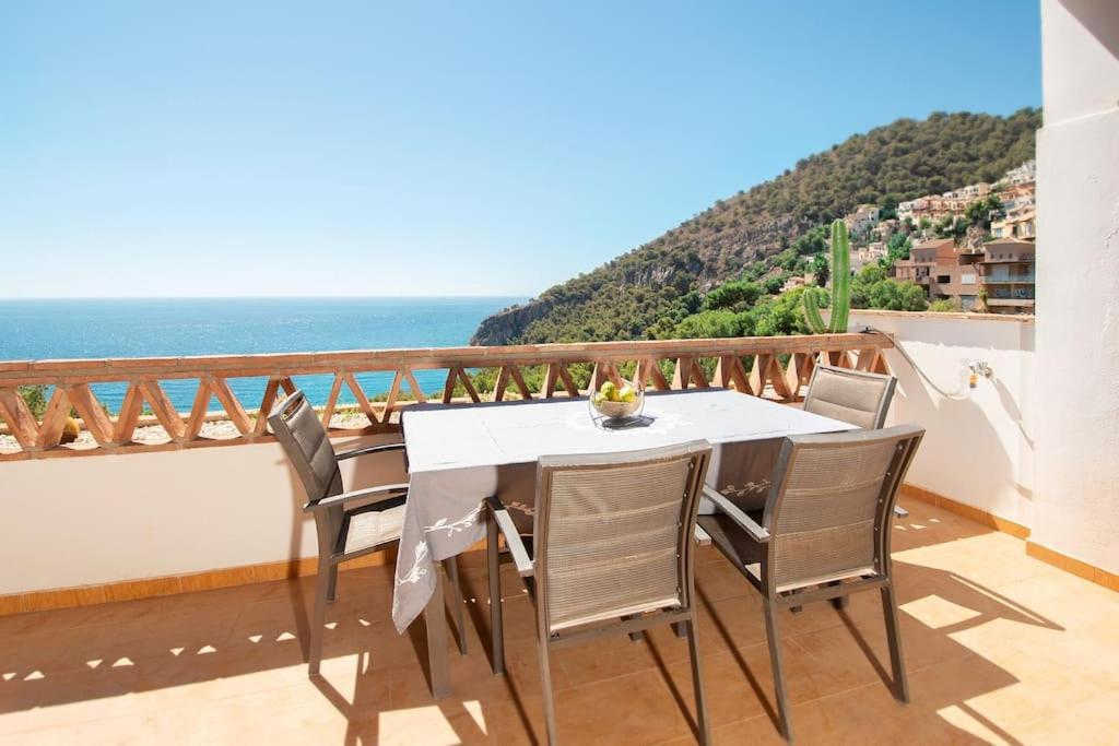 Sunny House With Great Sea Views, 3 Terraces, Private Heated Pool And Sauna La Herradura  Zewnętrze zdjęcie