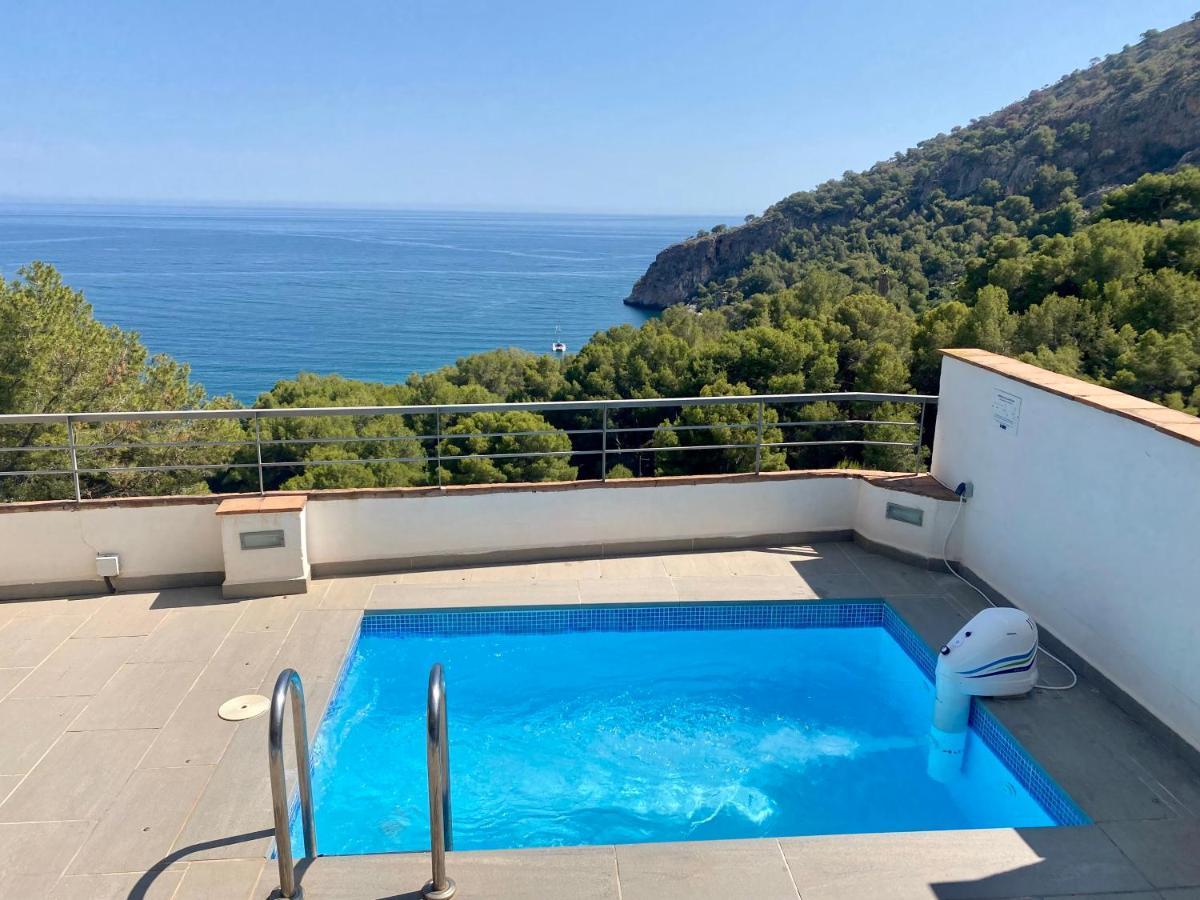 Sunny House With Great Sea Views, 3 Terraces, Private Heated Pool And Sauna La Herradura  Zewnętrze zdjęcie